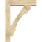 Ekena Millwork Olympic Block Rough Sawn Bracket w/ Offset Brace, Douglas Fir, 6"W x 24"D x 32"H BKT0604X24X32OLY05RDF - alternate 2